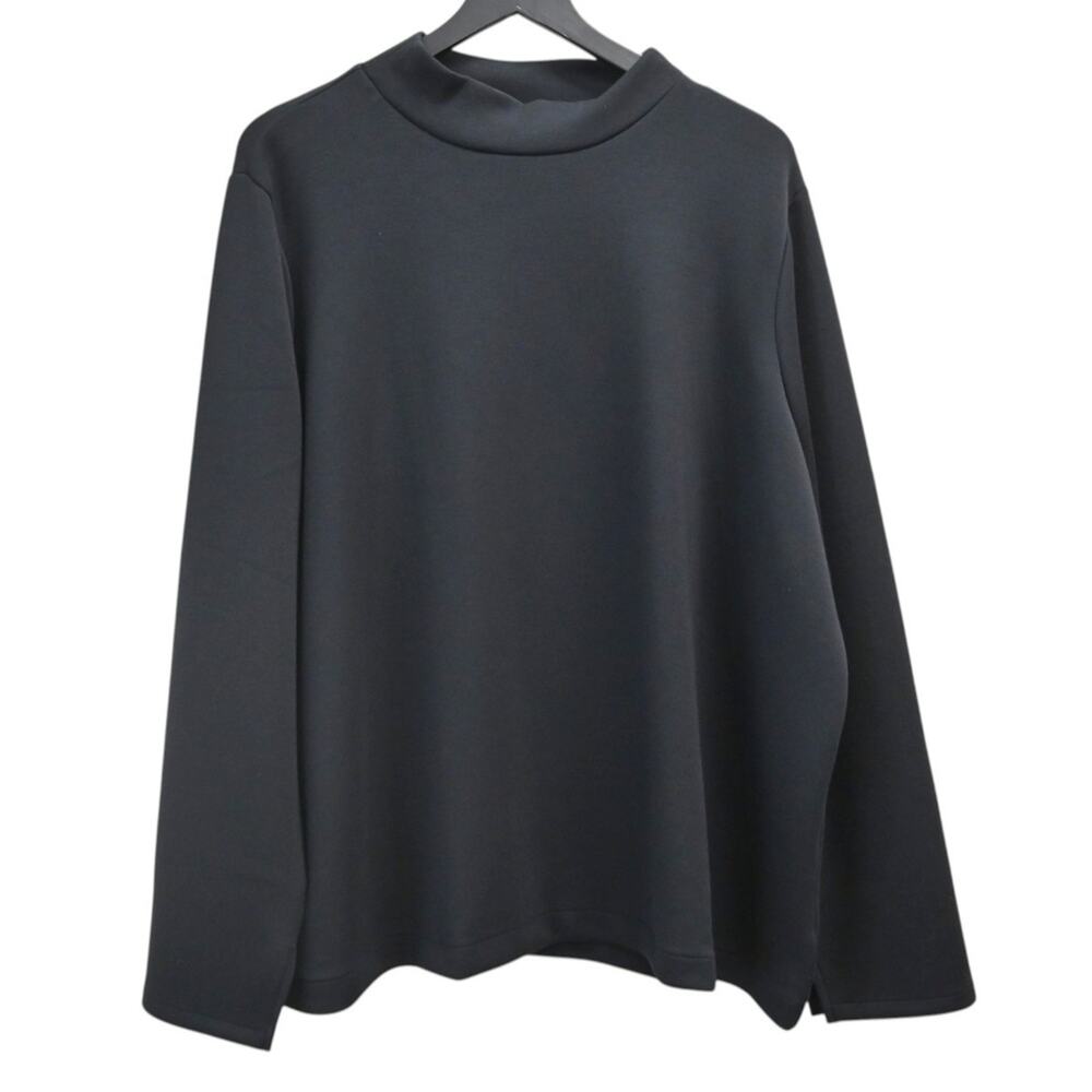 Spanx Very Black AirEssentials Mock Pullover Sweatshirt Size 3X 50761R